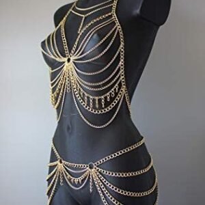 Bra Set, Chain dress